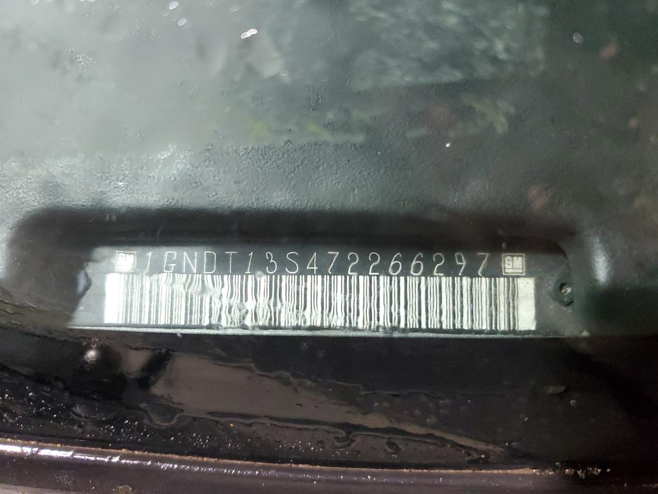 2007 Chevrolet Trailblazer Ls VIN: 1GNDT13S472266297 Lot: 45855724