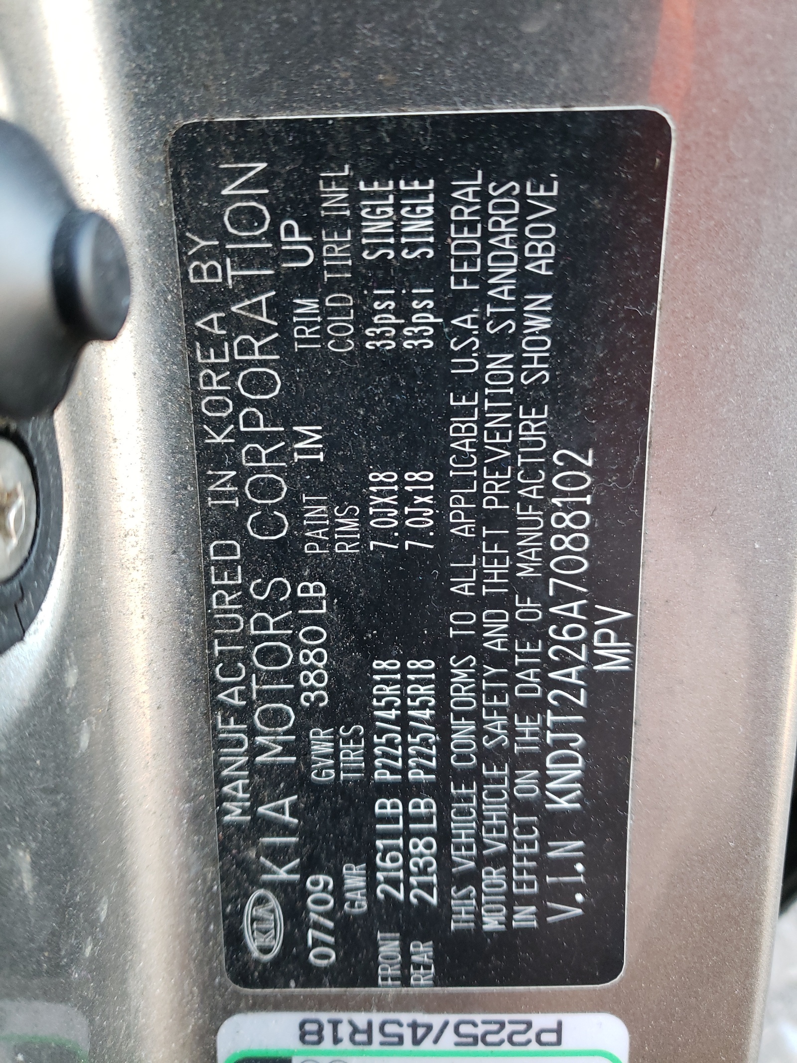 KNDJT2A26A7088102 2010 Kia Soul +