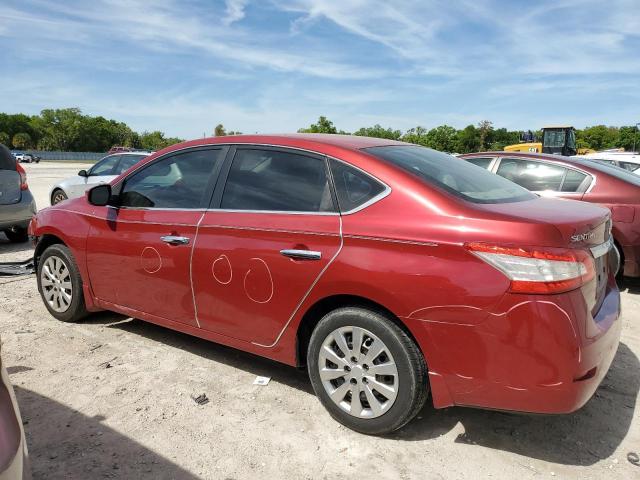  NISSAN SENTRA 2014 Красный