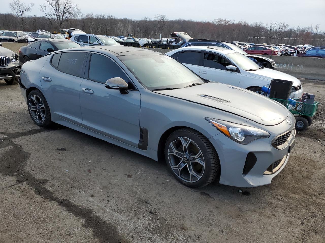 2021 Kia Stinger VIN: KNAE15LA1M6093986 Lot: 47316034