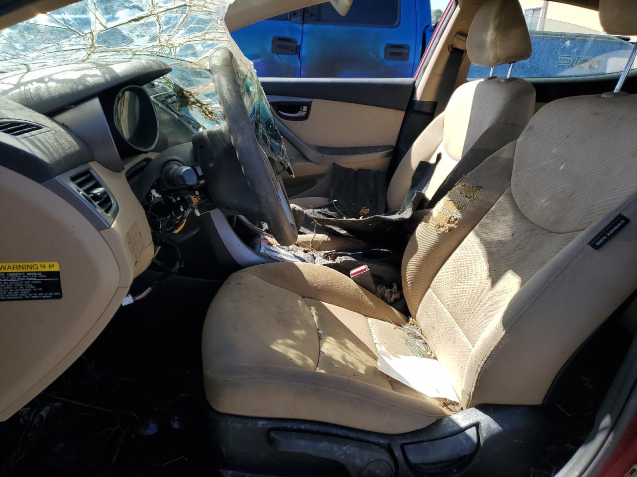 2012 Hyundai Elantra Gls VIN: KMHDH4AE9CU419128 Lot: 44873074