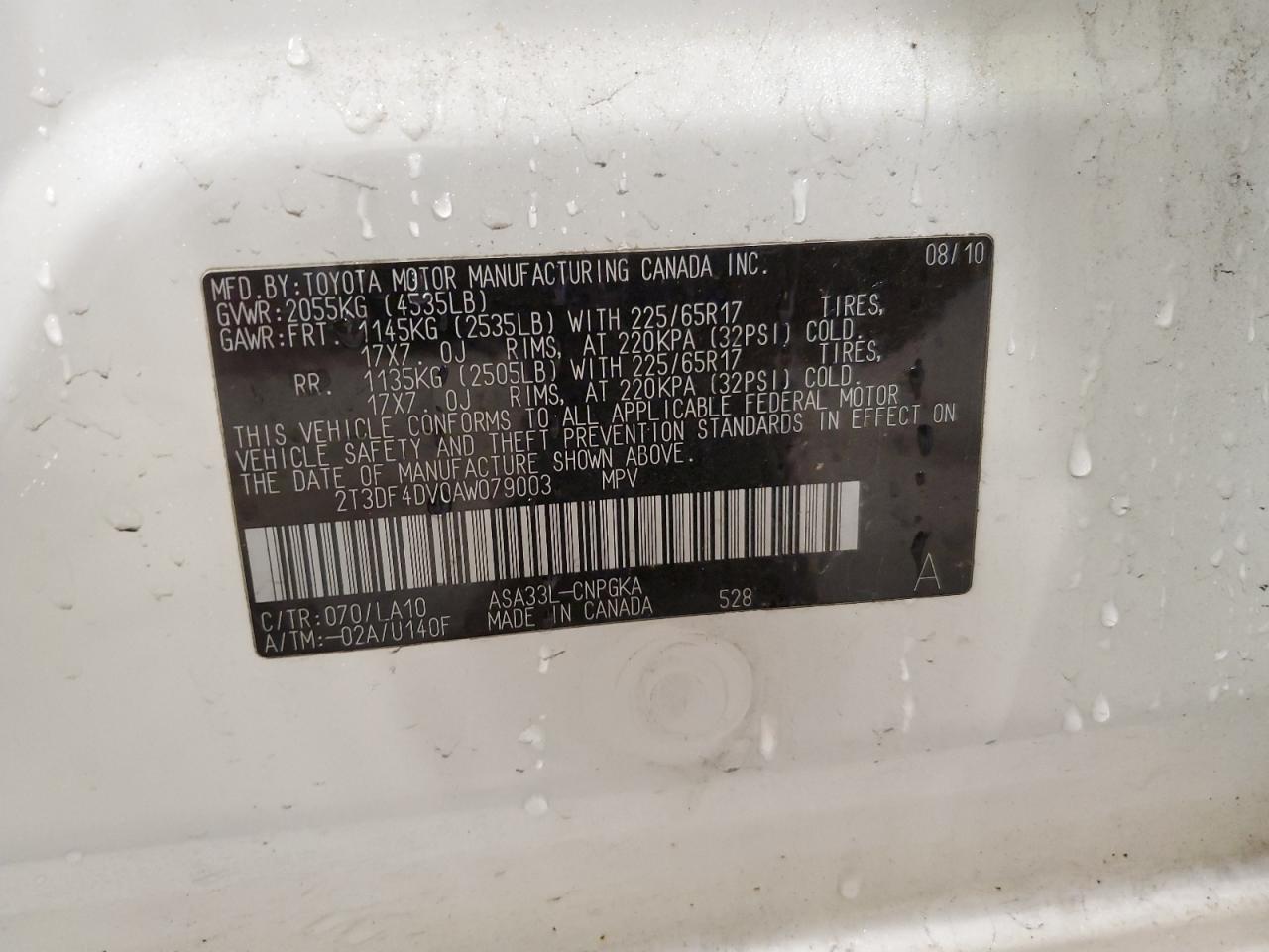 2010 Toyota RAV 4 - Image 12