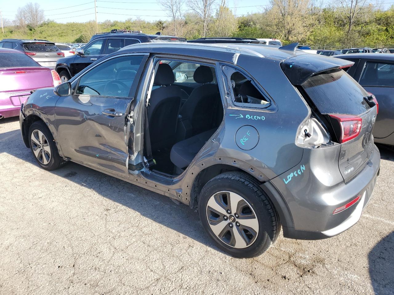 2017 Kia Niro Fe VIN: KNDCB3LC2H5041372 Lot: 47939644