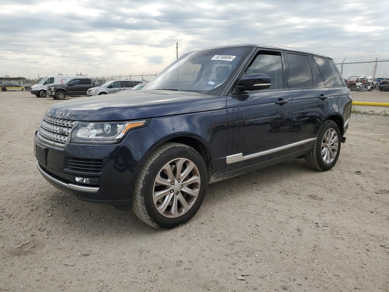 2017 Land Rover Range Rover Hse VIN: SALGS2FVXHA375481 Lot: 45766604