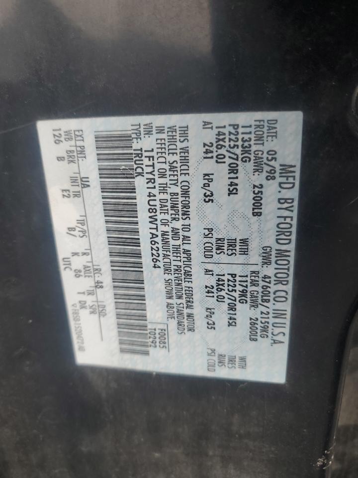 1FTCR10U4TUA55642 1996 Ford Ranger