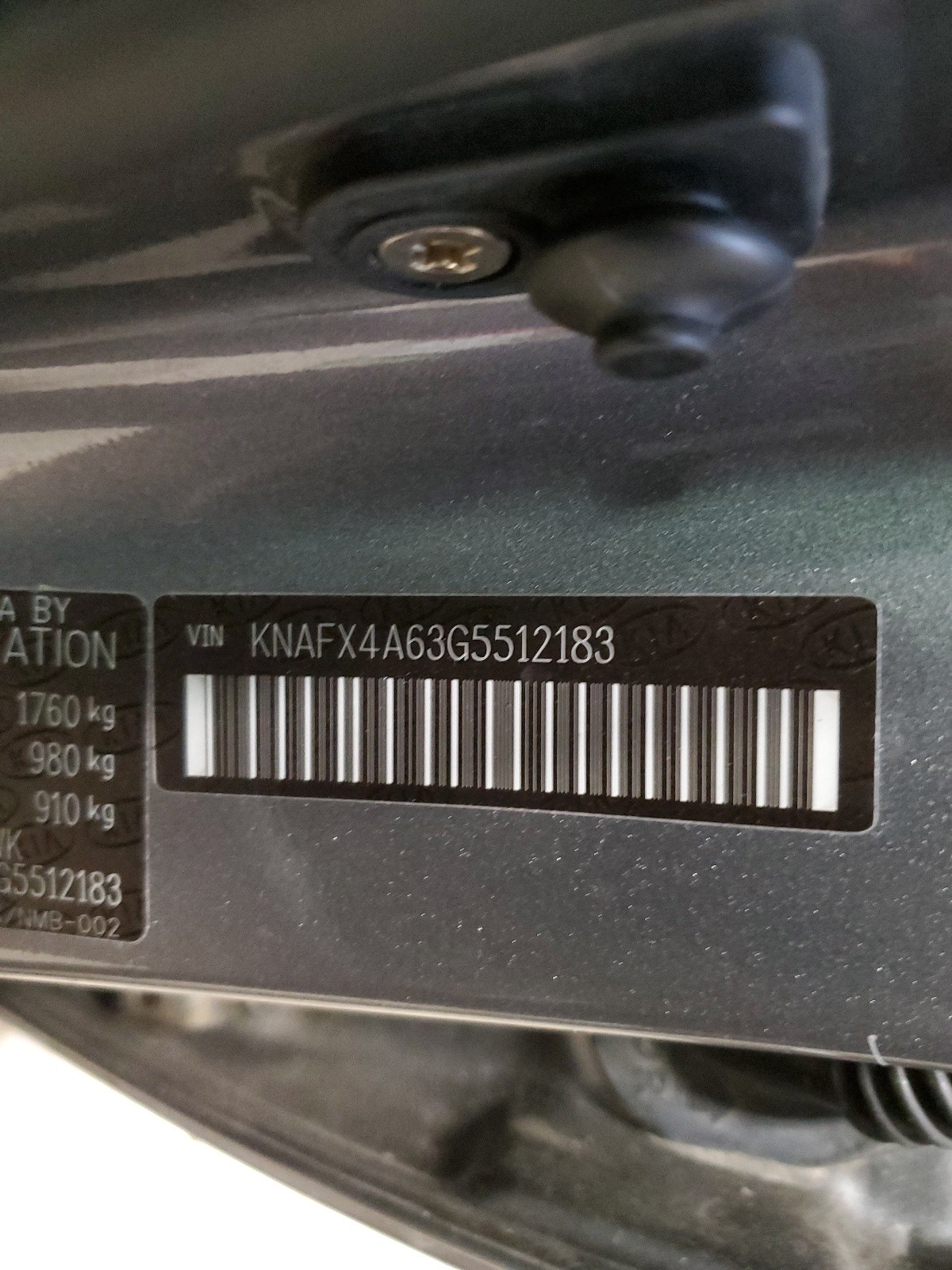 KNAFX4A63G5512183 2016 Kia Forte Lx