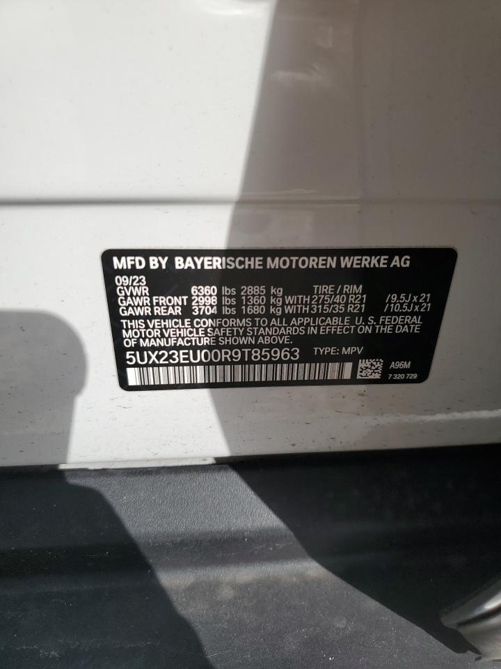 5UX23EU00R9T85963 2024 BMW X5 - Image 15