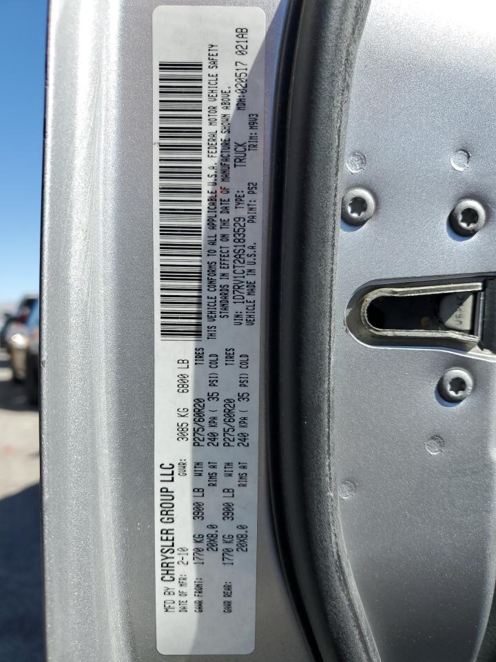 1D7RV1CT2AS183529 2010 Dodge Ram 1500