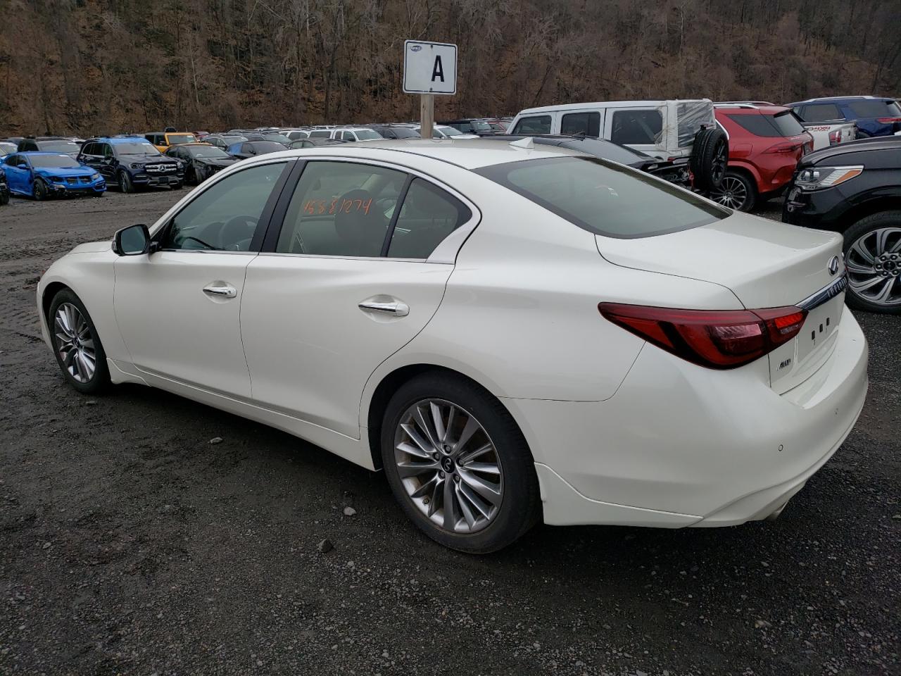 2022 Infiniti Q50 Luxe VIN: JN1EV7BR5NM341098 Lot: 45881274