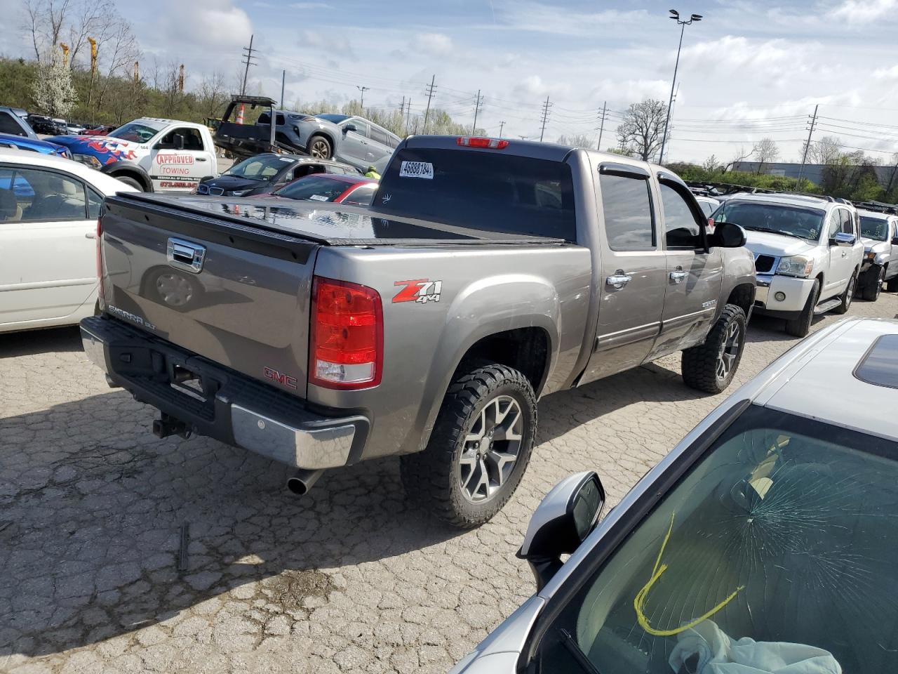 2012 GMC Sierra K1500 Slt VIN: 3GTP2WE74CG203717 Lot: 46888184