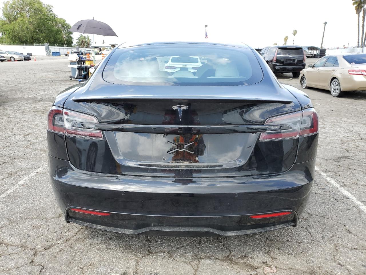 2022 Tesla Model S VIN: 5YJSA1E69NF460808 Lot: 48766764