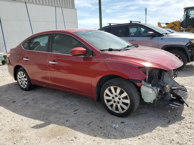  NISSAN SENTRA 2014 Красный