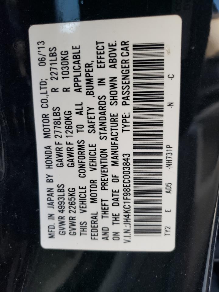 JH4KC1F98EC003843 2014 Acura Rlx Advance