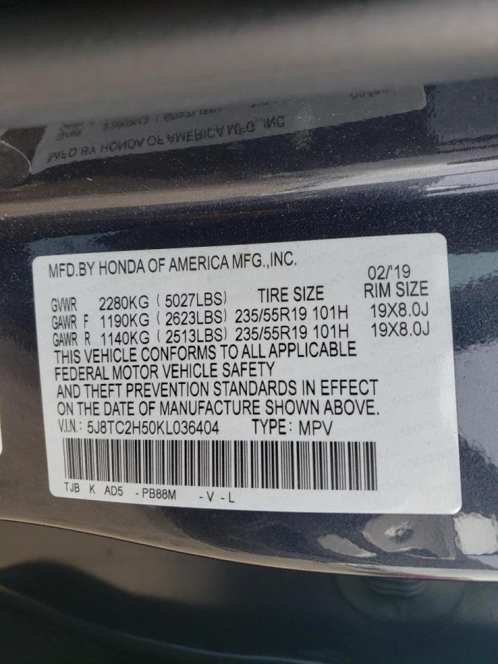 5J8TC2H50KL036404 2019 Acura Rdx Technology