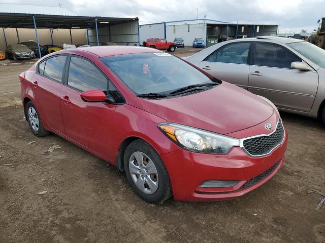  KIA FORTE 2016 Червоний