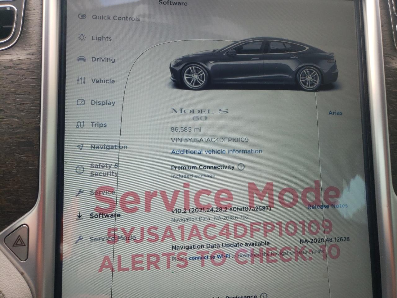 5YJSA1AC4DFP10109 2013 Tesla Model S