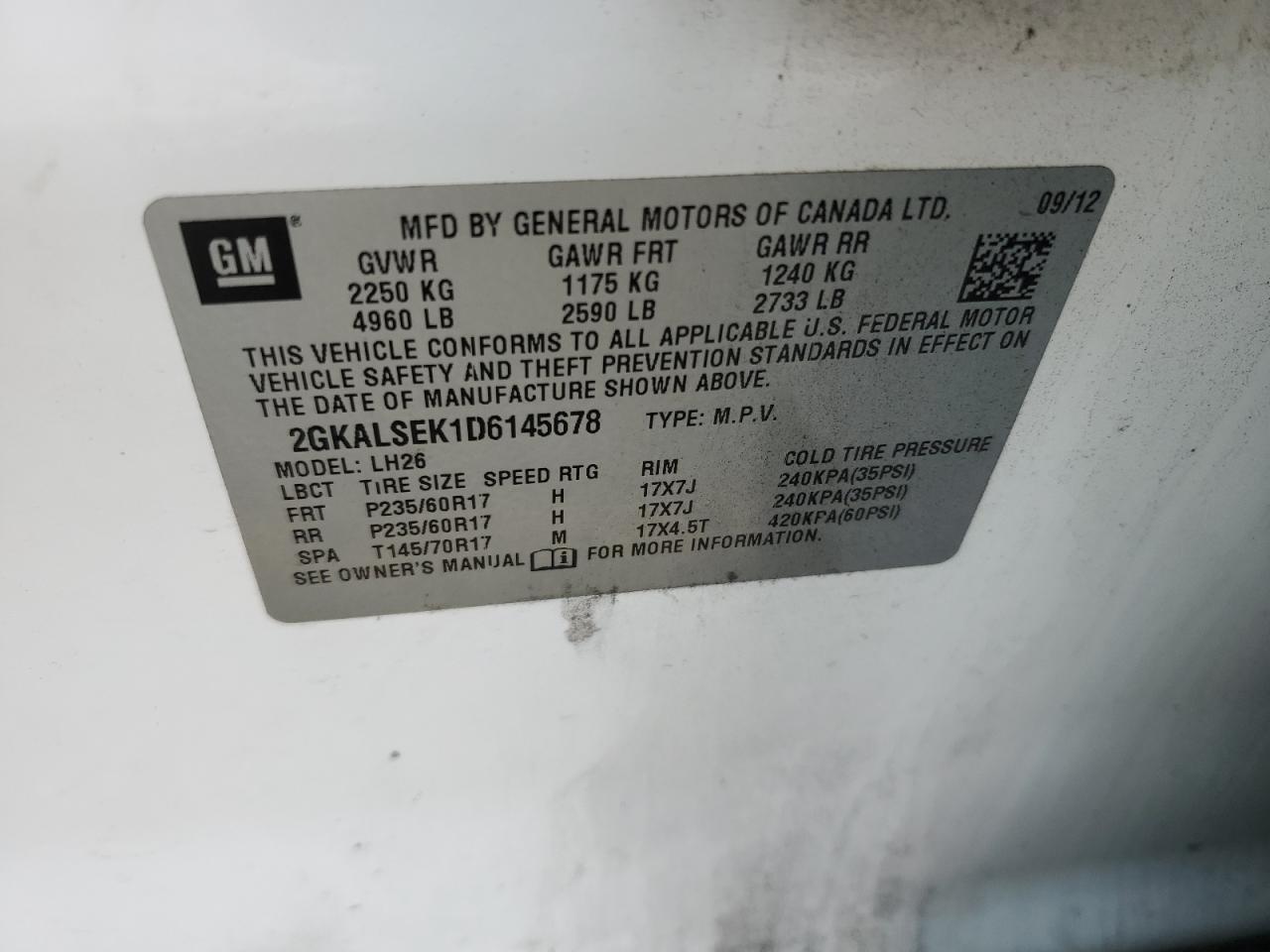 2013 GMC Terrain - Image 12
