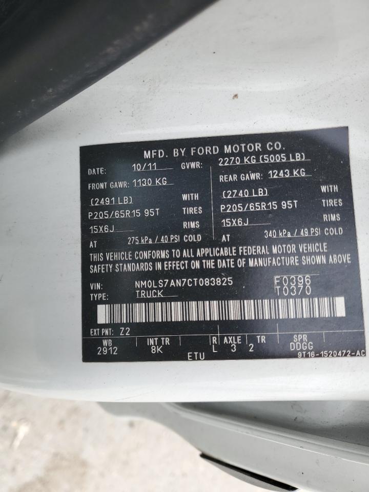 NM0LS7AN7CT083825 2012 Ford Transit Connect Xl