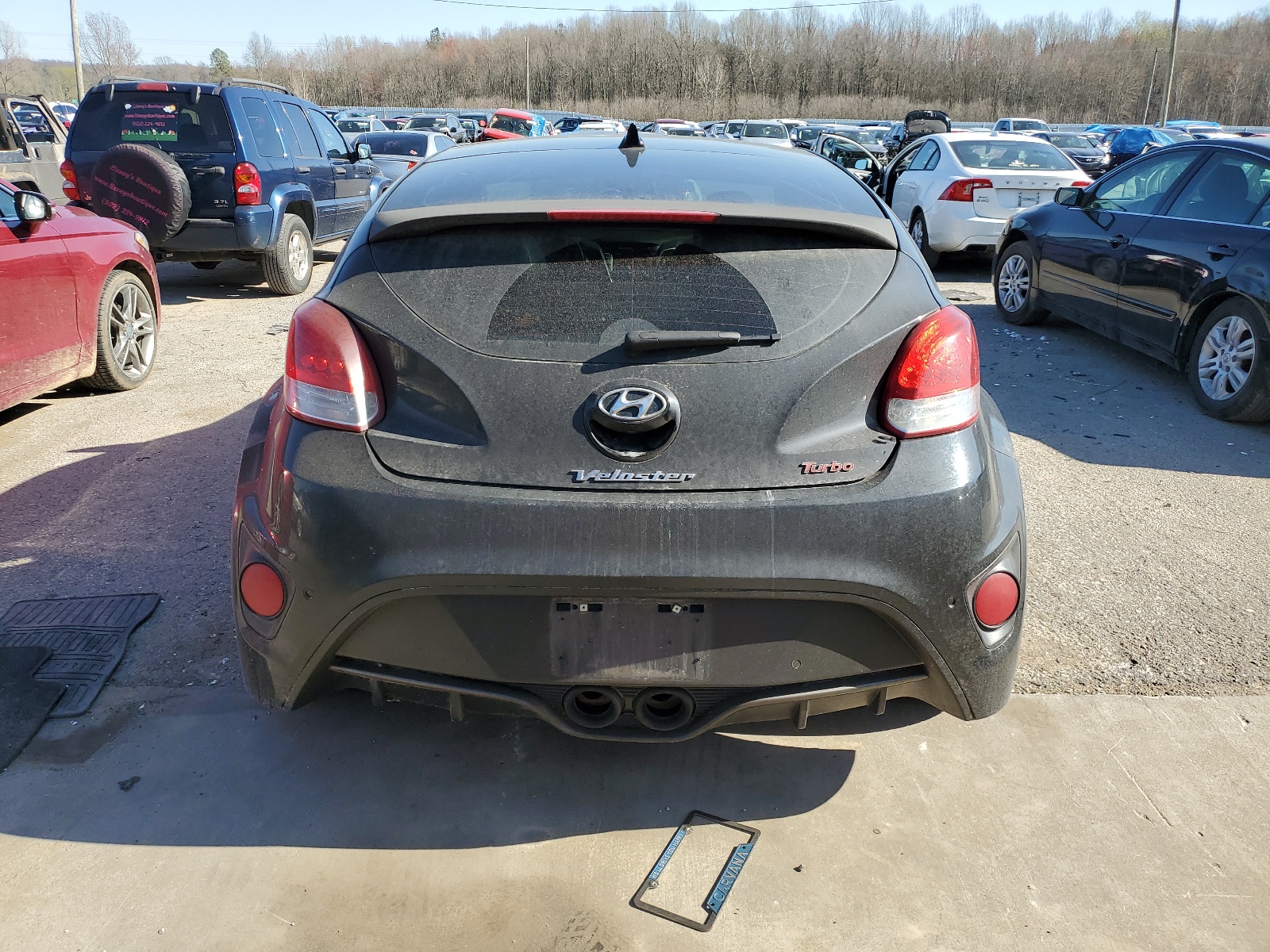 KMHTC6AEXEU196266 2014 Hyundai Veloster Turbo