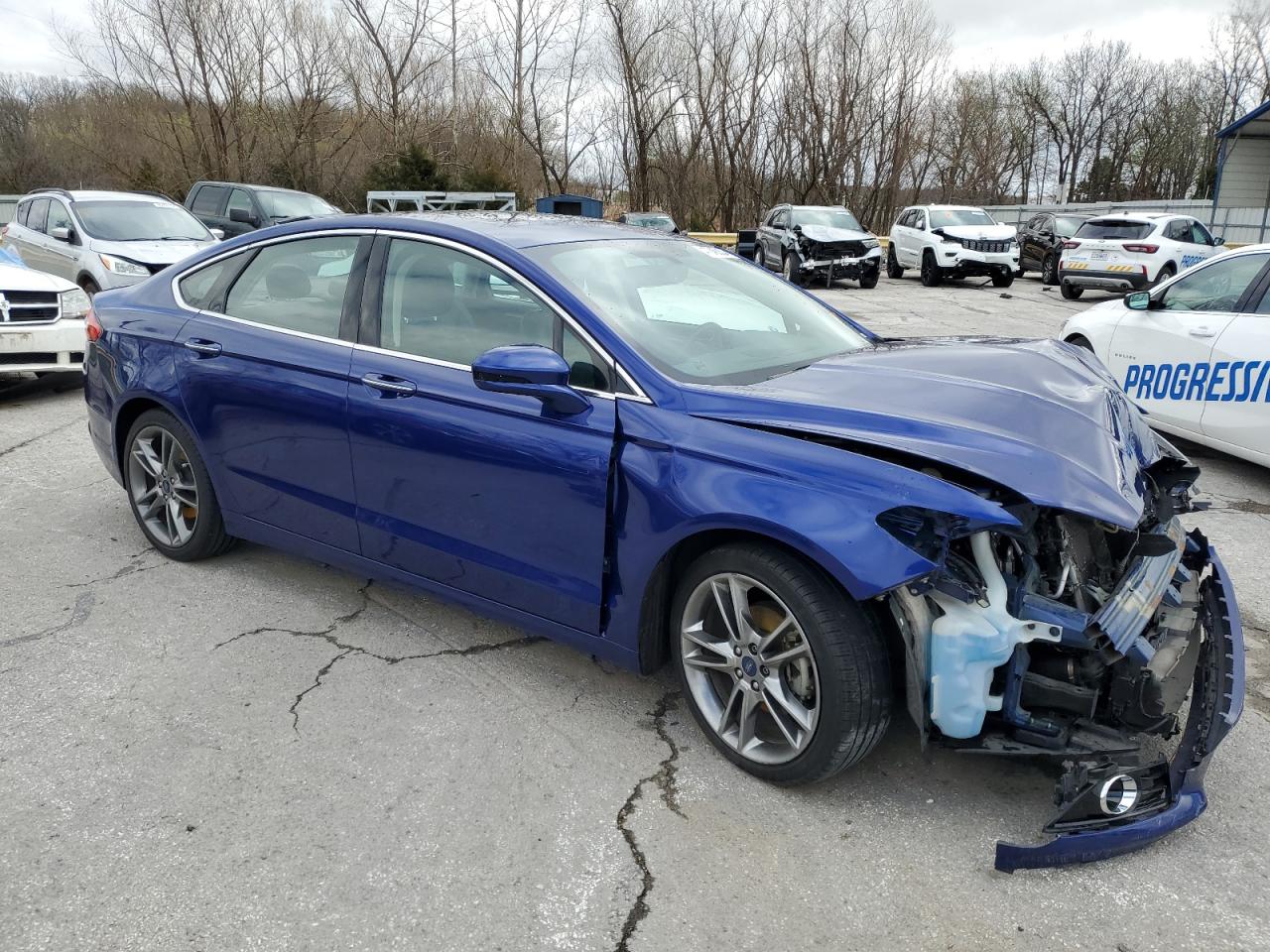 2016 Ford Fusion Titanium VIN: 3FA6P0K9XGR366288 Lot: 47045334