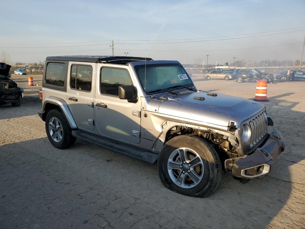 2019 Jeep Wrangler Unlimited Sahara VIN: 1C4HJXEN8KW592924 Lot: 48977514