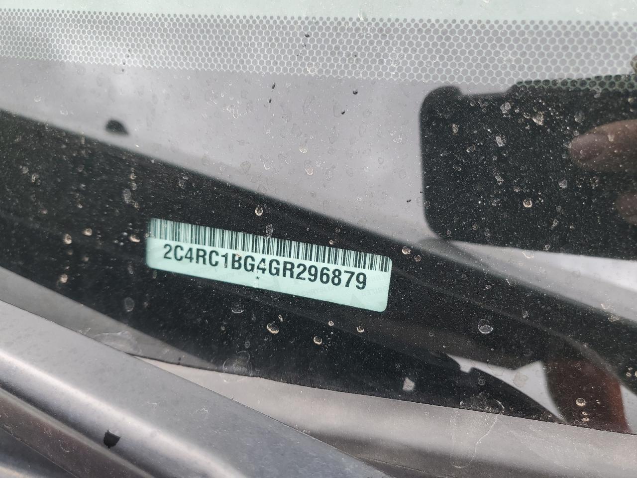 2016 Chrysler Town & Country Touring VIN: 2C4RC1BG4GR296879 Lot: 47039544