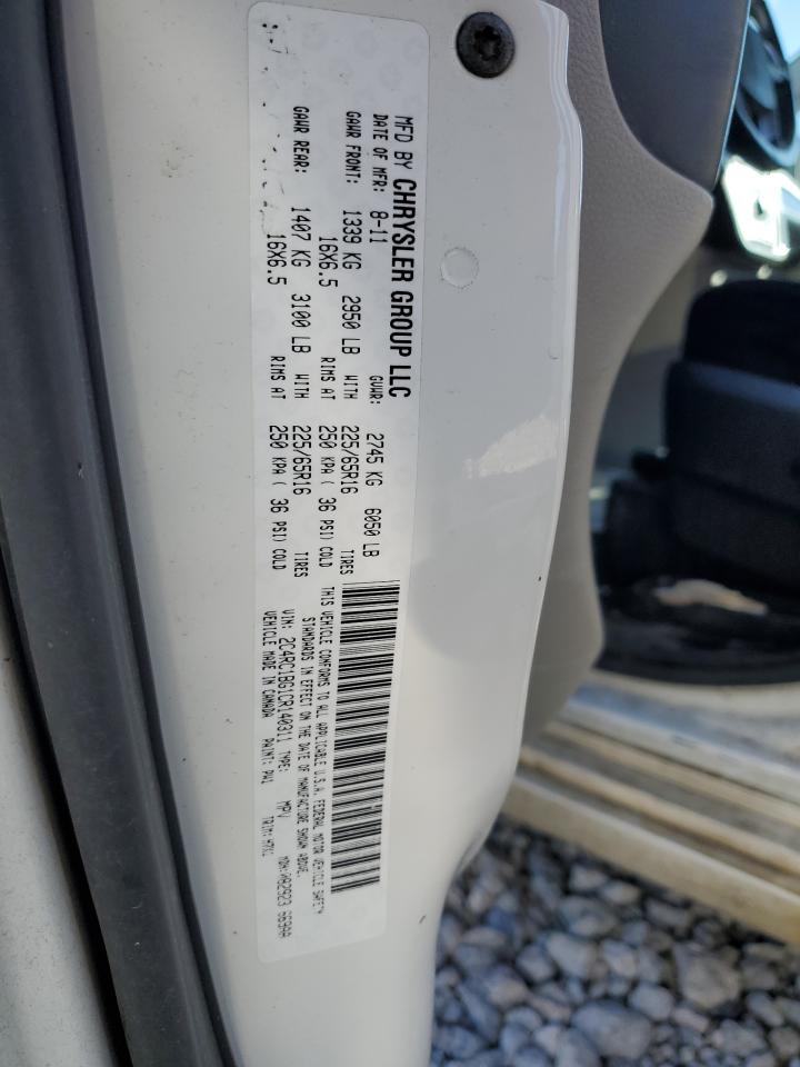 2012 Chrysler Town & Country Touring VIN: 2C4RC1BG1CR140311 Lot: 58489134