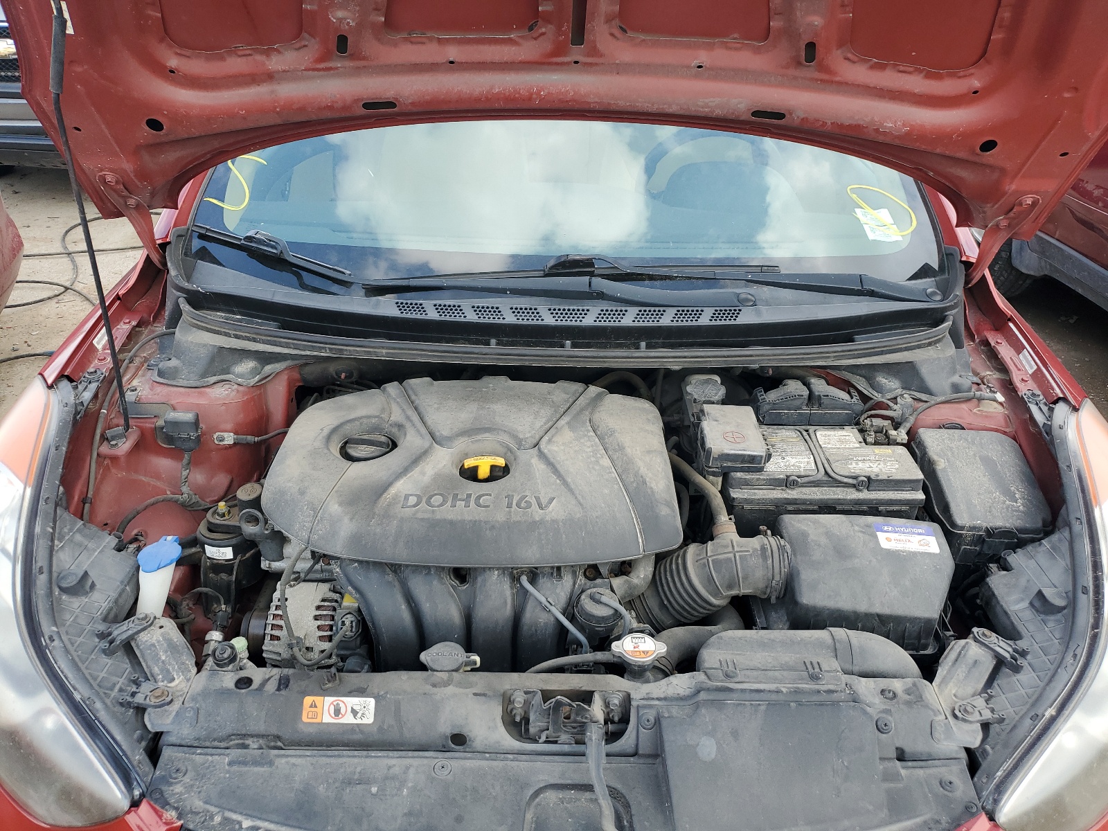 KMHDH4AE2CU432559 2012 Hyundai Elantra Gls