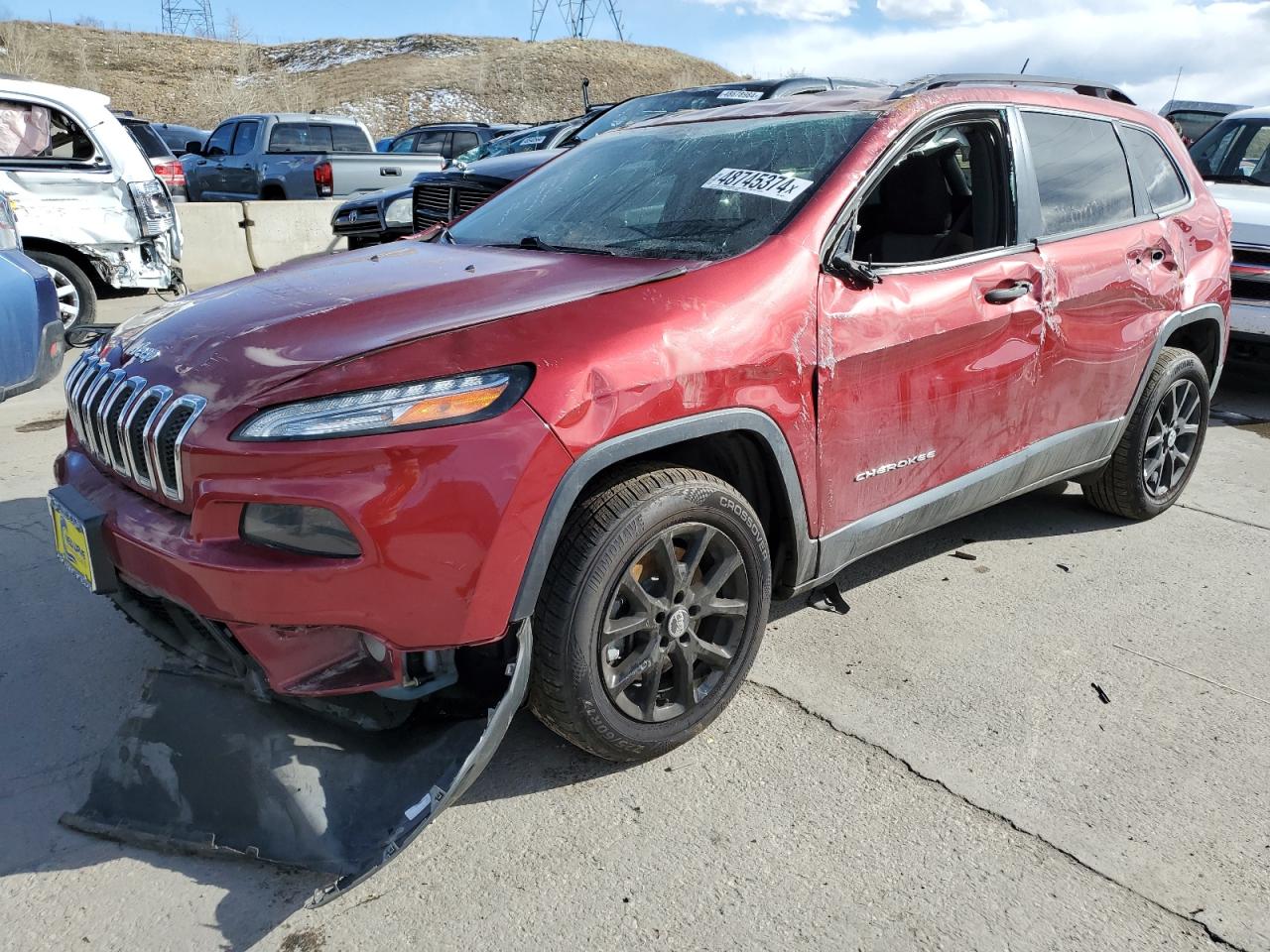 2017 Jeep Cherokee Sport VIN: 1C4PJMAB8HW556293 Lot: 48745374