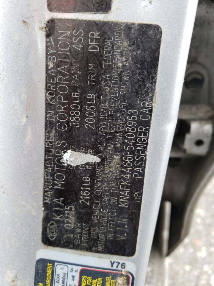 2015 Kia Forte Lx VIN: KNAFK4A66F5408963 Lot: 48468224