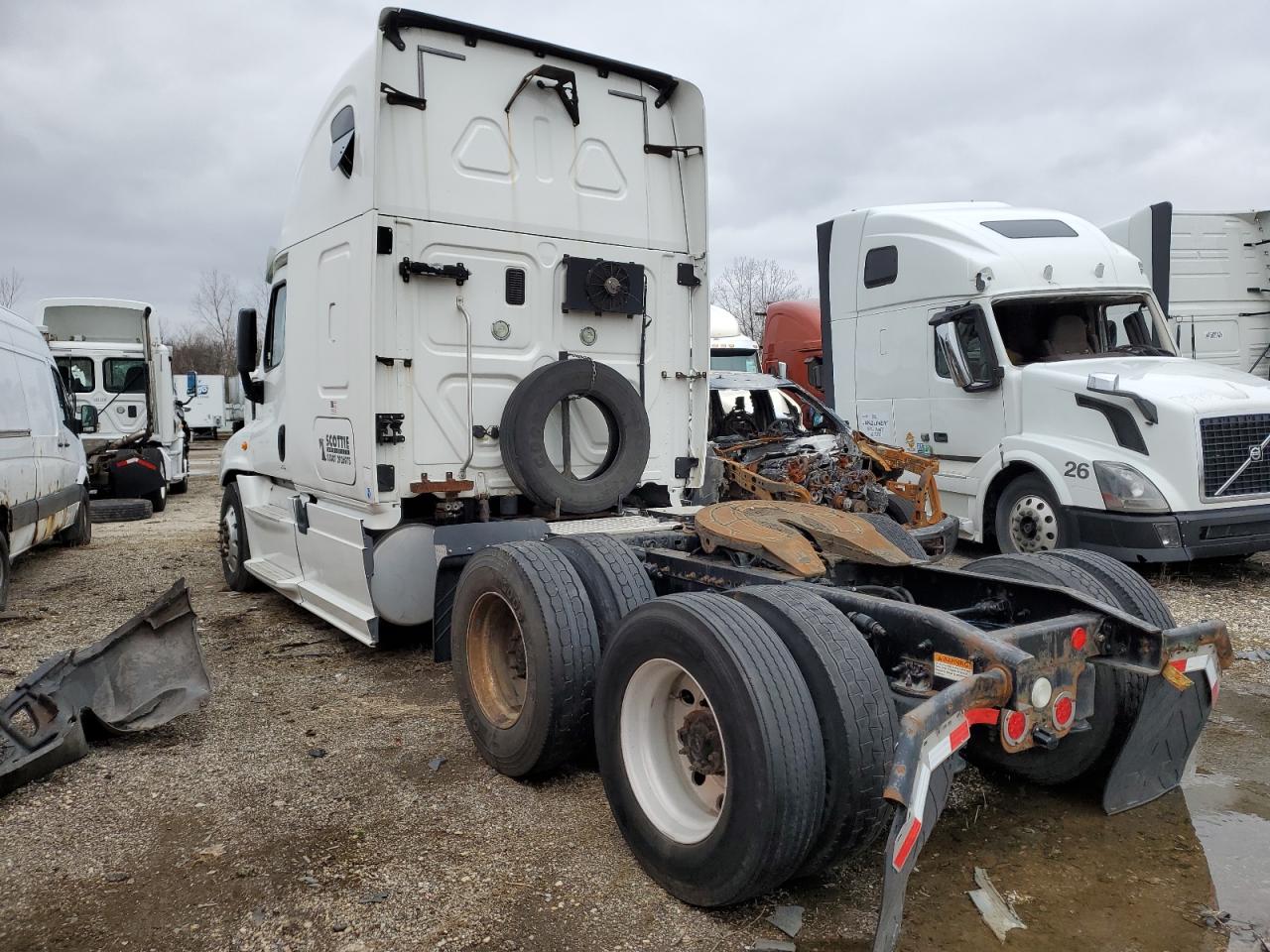 3AKJGLBG7ESFJ3263 2014 Freightliner Cascadia 125