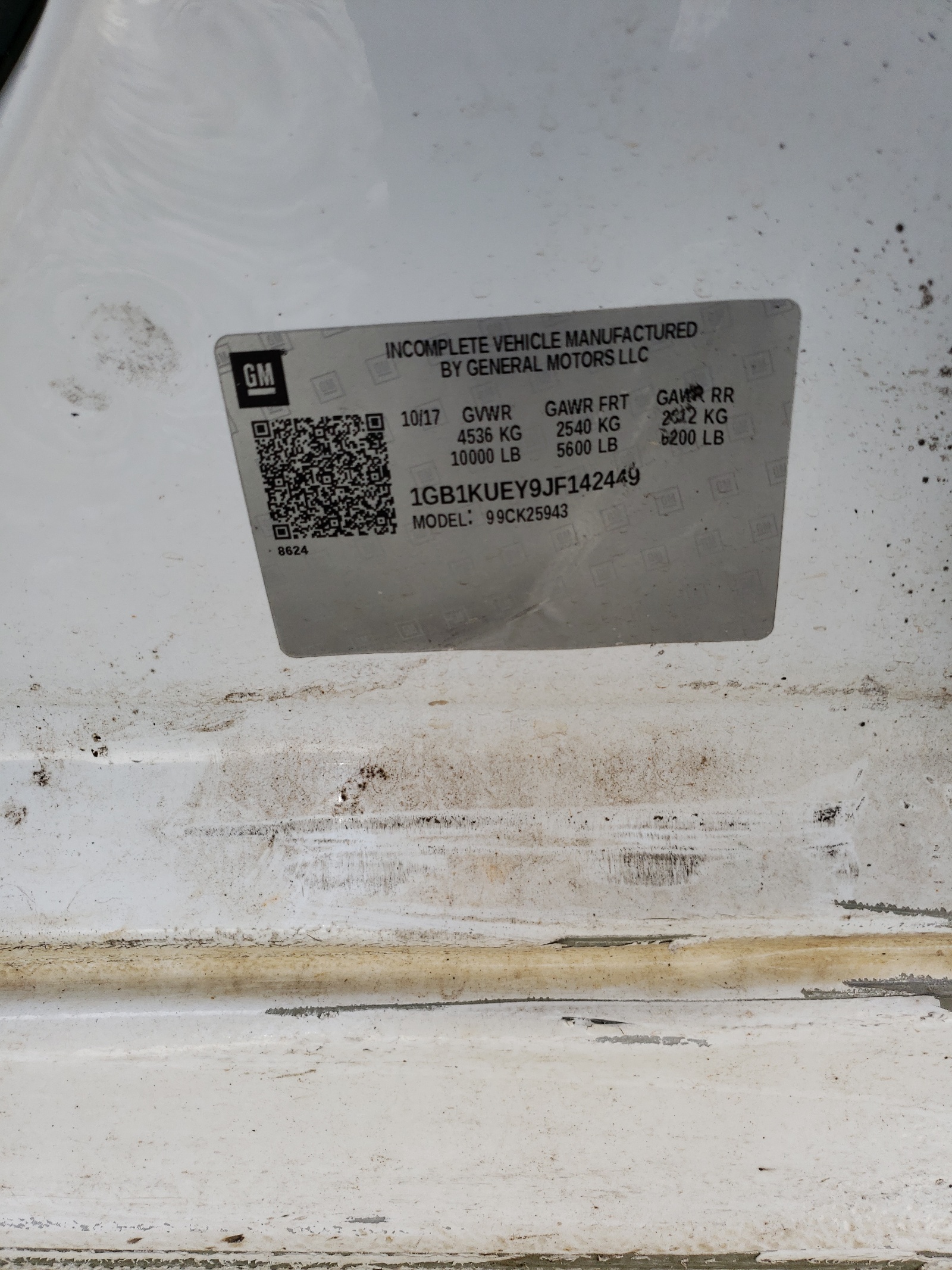 1GB1KUEY9JF142449 2018 Chevrolet Silverado K2500 Heavy Duty