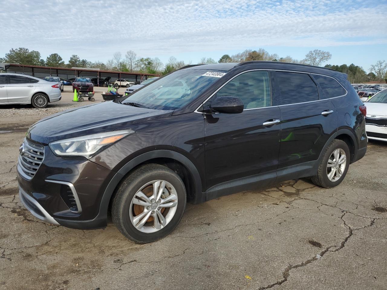 KM8SM4HF0HU176625 2017 Hyundai Santa Fe Se