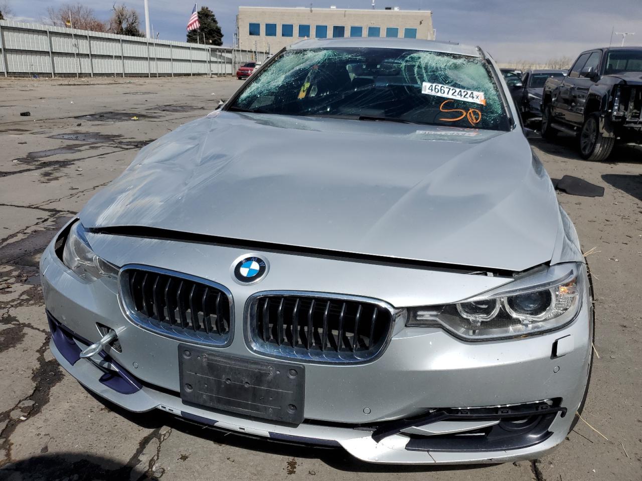 2013 BMW Activehybrid 3 VIN: WBA3F9C58DF145147 Lot: 46672424