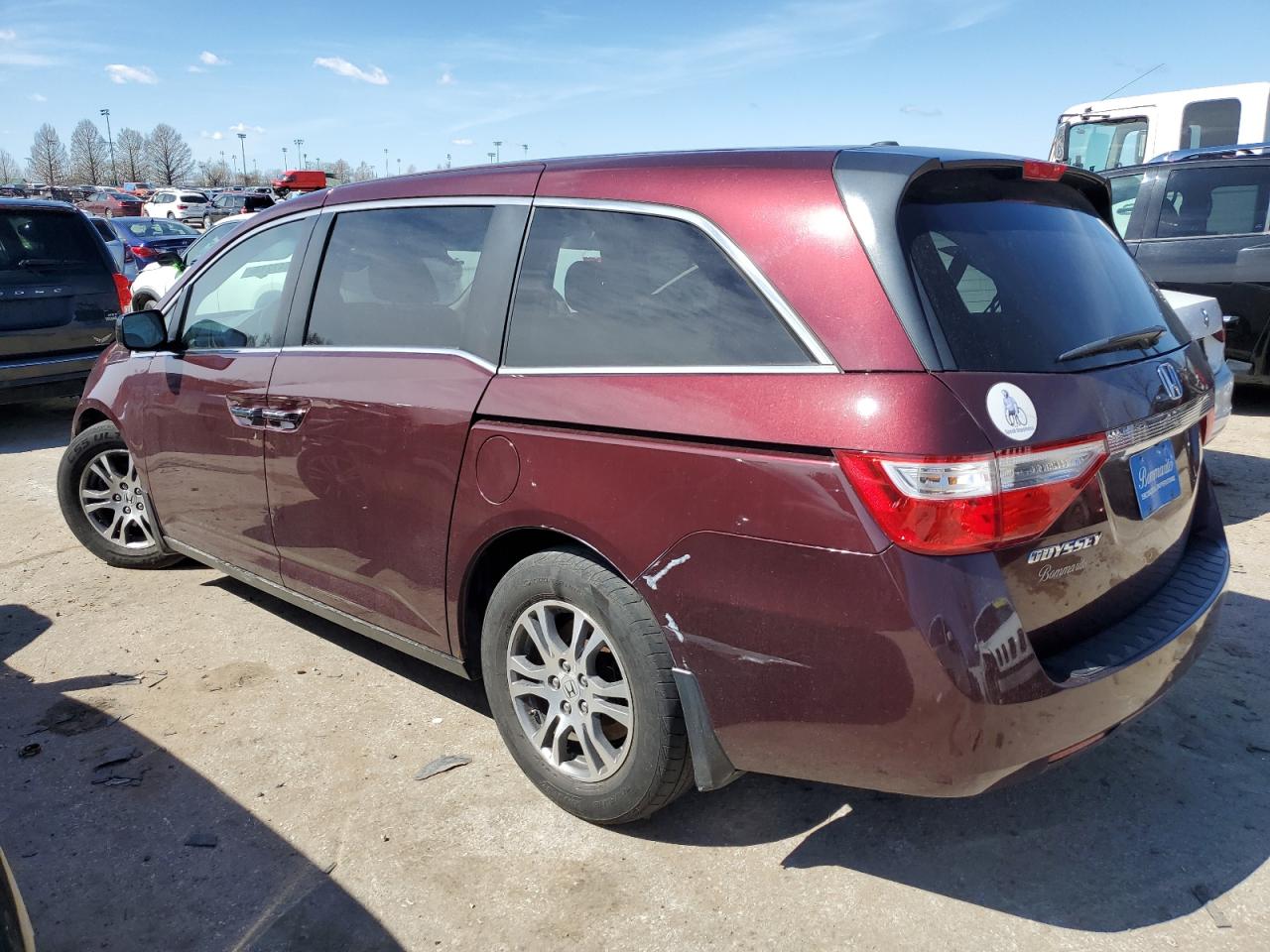 2013 Honda Odyssey Exl VIN: 5FNRL5H64DB057328 Lot: 47147214