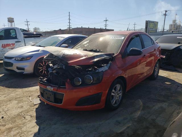 2012 Chevrolet Sonic Lt en Venta en Chicago Heights, IL - Burn - Engine