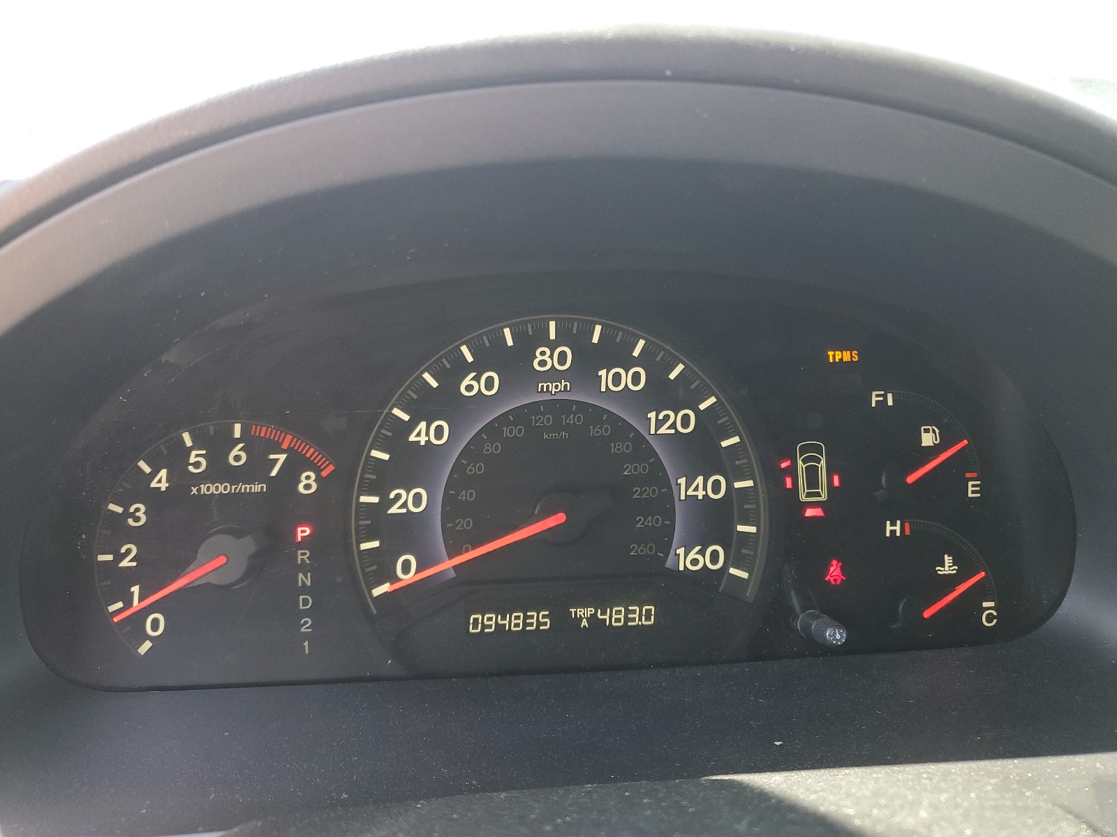 5FNRL38497B018080 2007 Honda Odyssey Ex