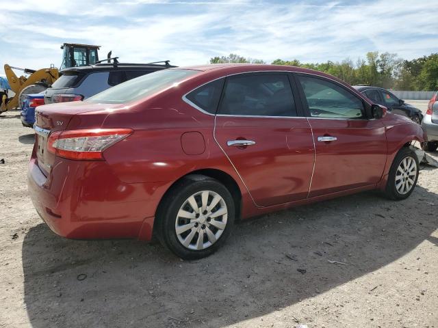  NISSAN SENTRA 2014 Красный