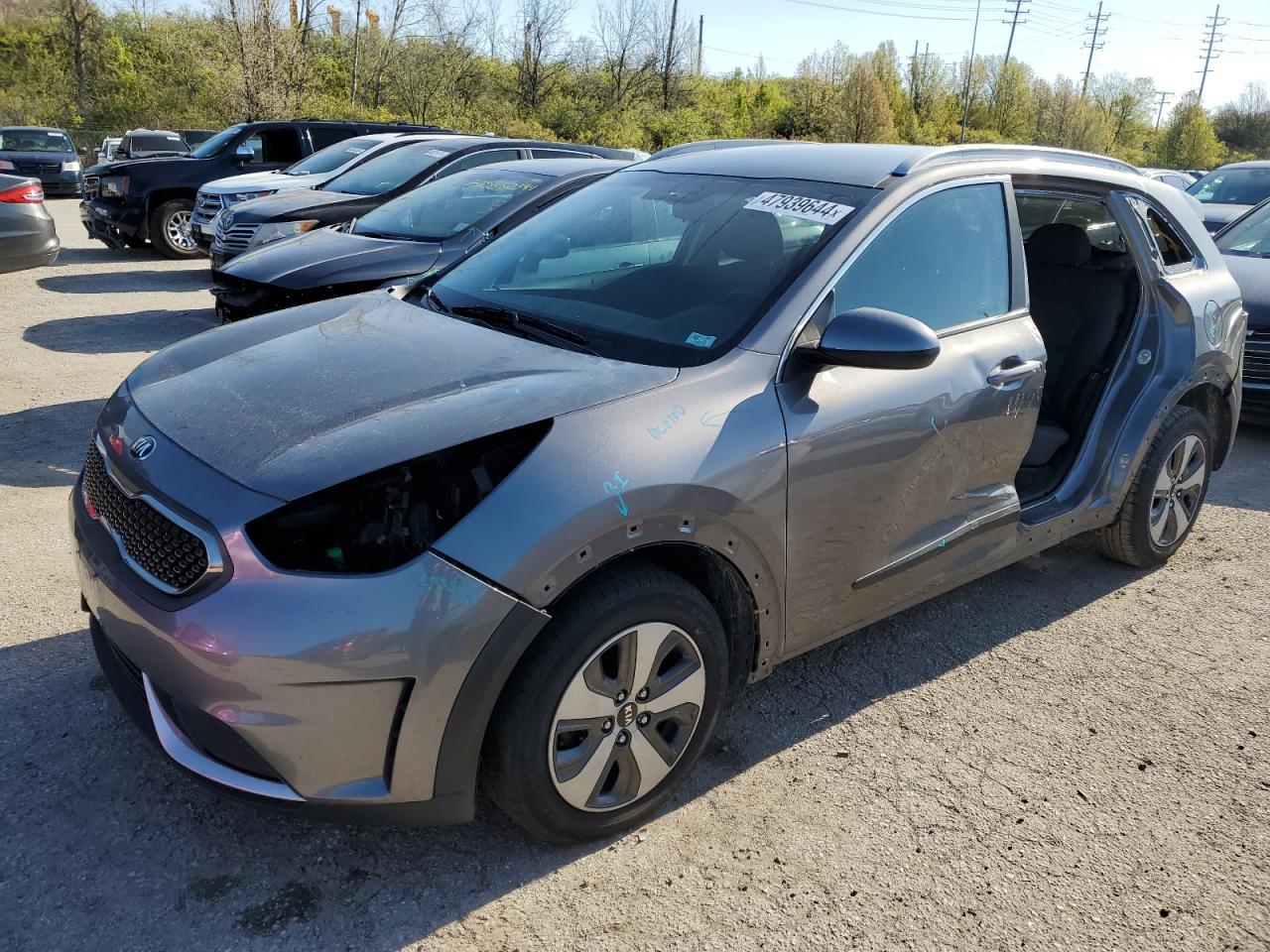 2017 Kia Niro Fe VIN: KNDCB3LC2H5041372 Lot: 47939644