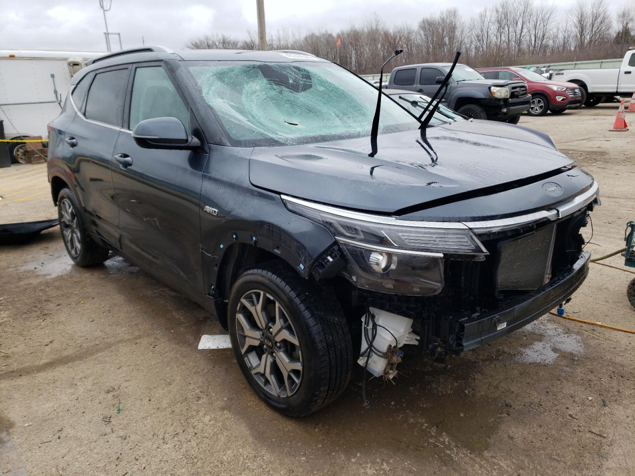 2021 Kia Seltos Ex VIN: KNDERCAA8M7227843 Lot: 45644644