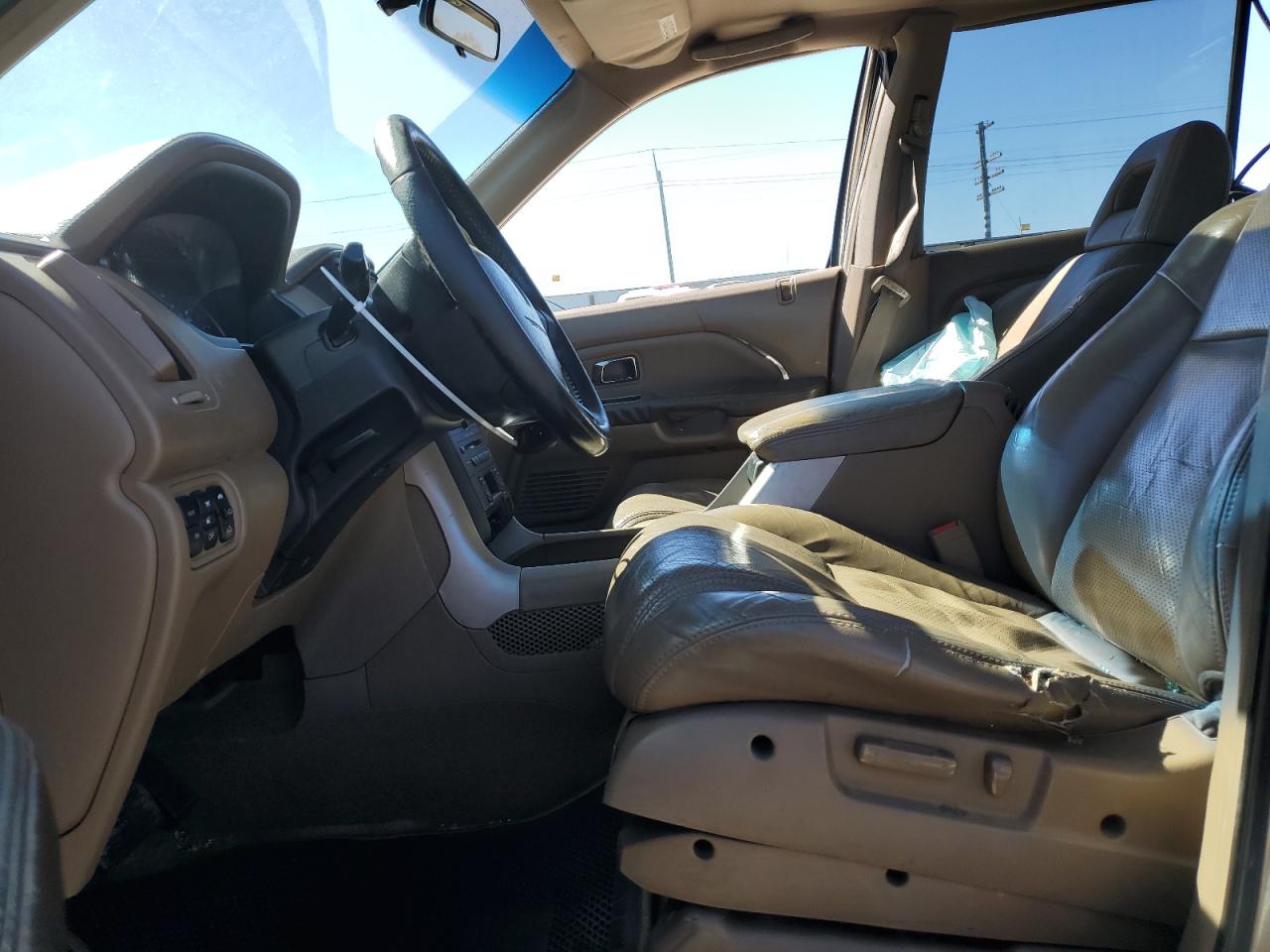 2005 Honda Pilot Exl VIN: 2HKYF18595H510476 Lot: 47238944