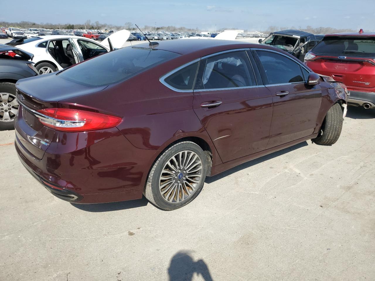 2017 Ford Fusion Se VIN: 3FA6P0T9XHR199219 Lot: 47013624