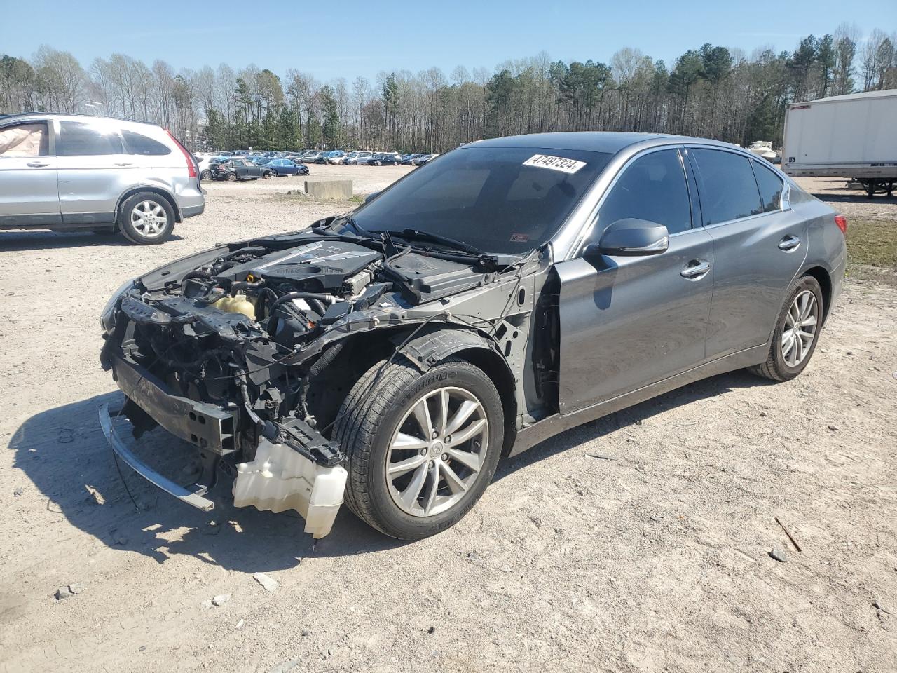 2017 Infiniti Q50 Premium VIN: JN1EV7AR4HM836267 Lot: 47497324