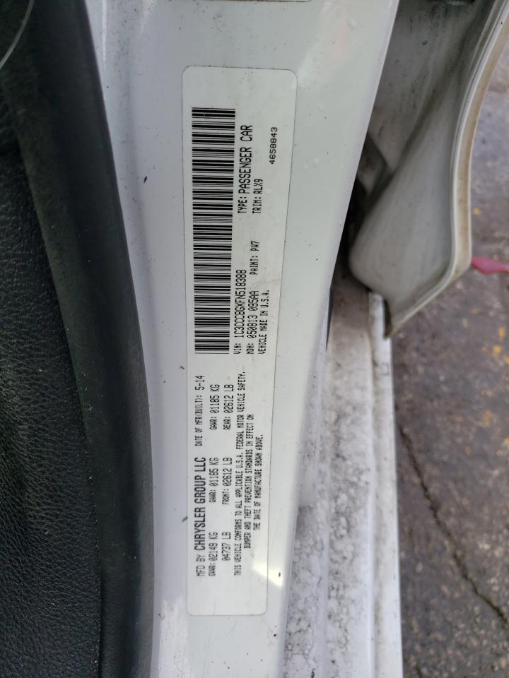 2015 Chrysler 200 S VIN: 1C3CCCBGXFN518388 Lot: 46318844