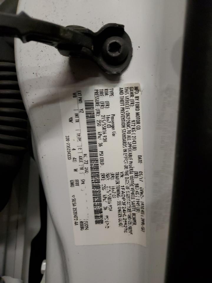 2017 Ford Focus Se VIN: 1FADP3F24HL286278 Lot: 48058864