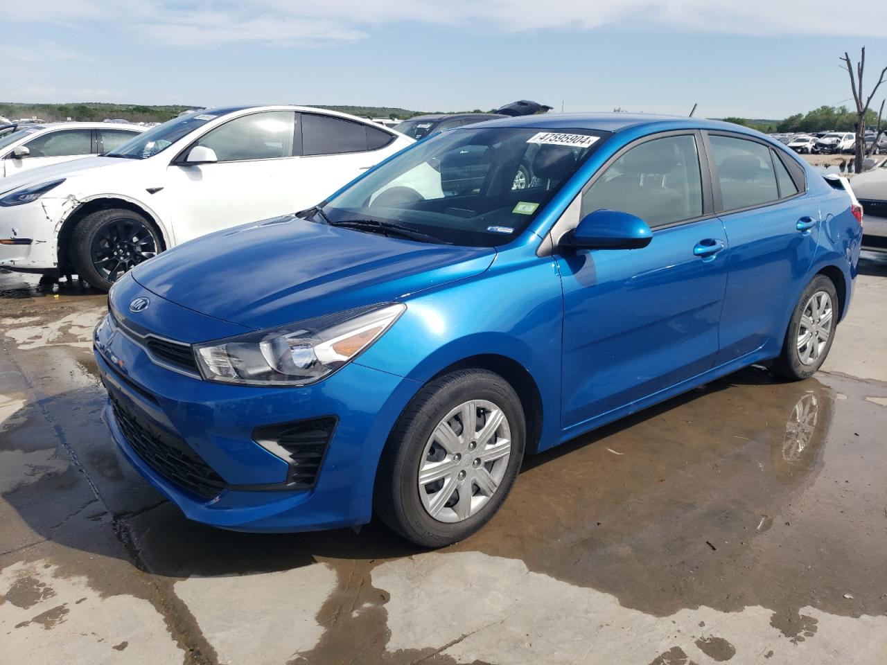 2021 Kia Rio Lx VIN: 3KPA24AD1ME430558 Lot: 47595904