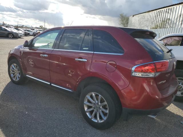  LINCOLN MKX 2013 Червоний