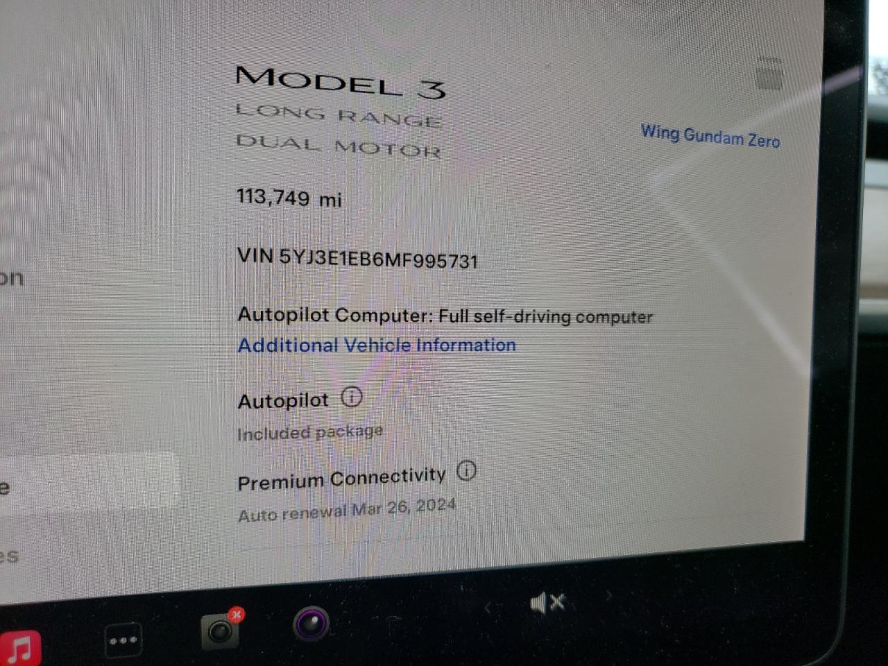 2021 Tesla Model 3 VIN: 5YJ3E1EB6MF995731 Lot: 47866004