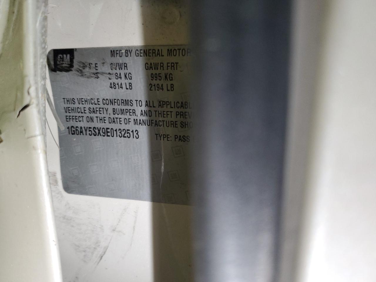 2014 Cadillac Cts Performance Collection VIN: 1G6AY5SX9E0132513 Lot: 46063114