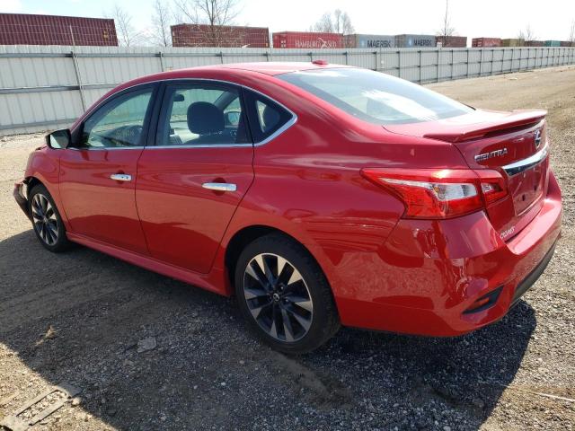  NISSAN SENTRA 2019 Червоний